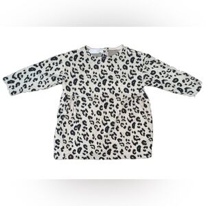 18-24M Baby Girl ZARA Grey & Black Sweater